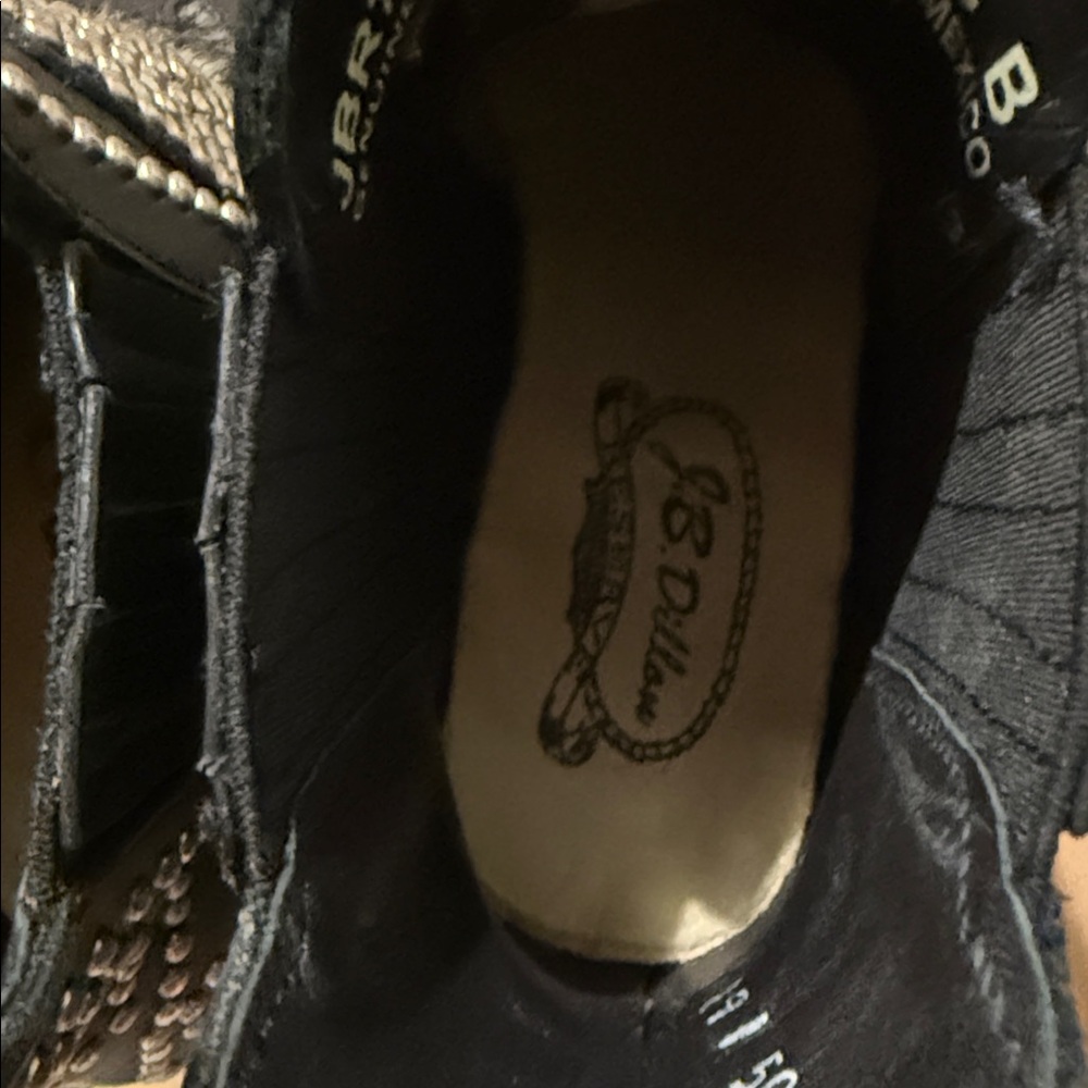 J.B. Dillon Reserve 6B MEXICO Made Western Ankle Boots - Picture 7 of 7